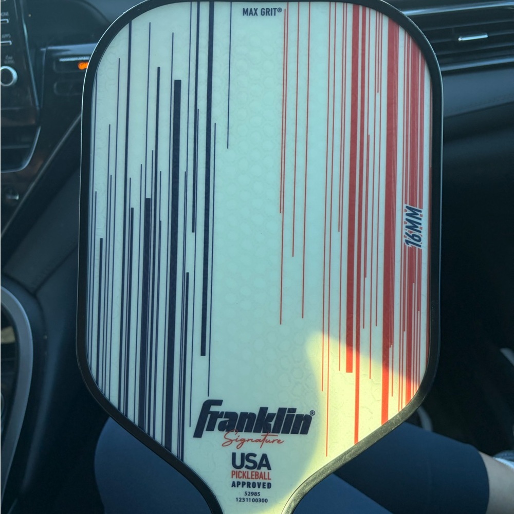 SOLD Franklin Pickleball Paddle with Red and Blue Stripes - Picture 2 of 8